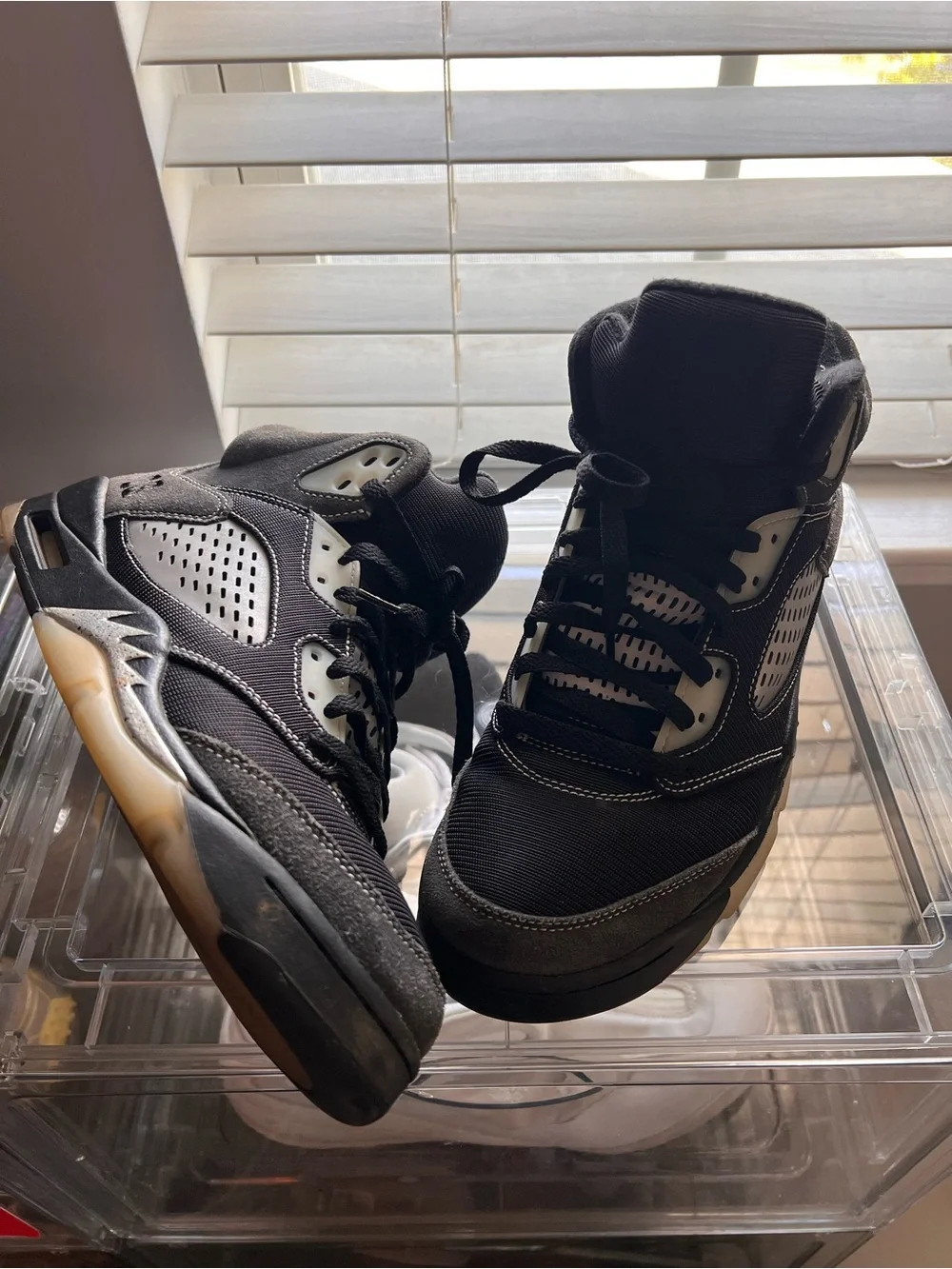 Air Jordan 5 Black/Anthracite Men’s Size 9 Used – Pre-Owned